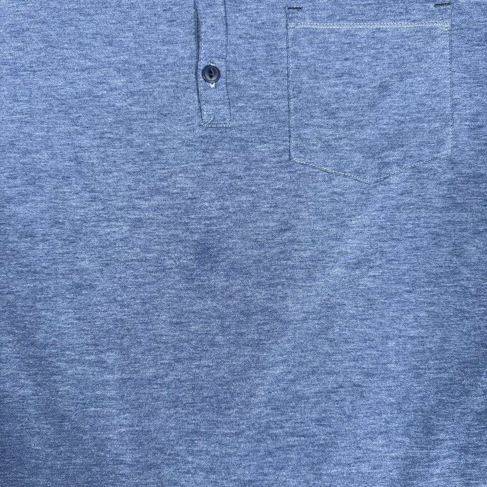 Outdoor‎ Research Henley Shirt Men's Large Blue Aberdeen Long Sleeve *Flaw* - Picture 8 of 8